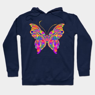 Bright and Colorful Butterfly Hoodie